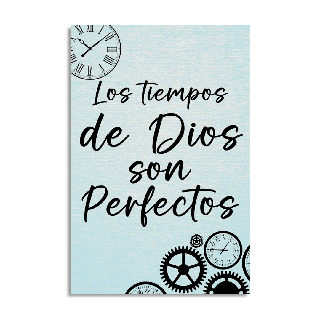 "LOS TIEMPOS DE DIOS" cuadro decorativo