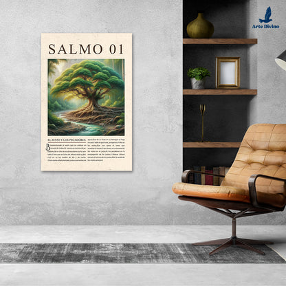 "SALMO 01" cuadro decorativo