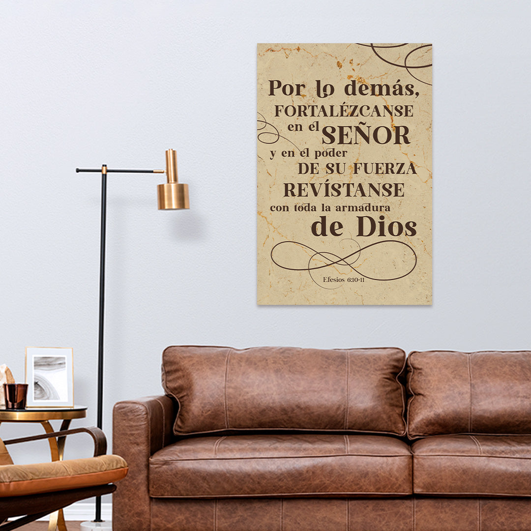 "EFESIOS 6:10-11" cuadro decorativo