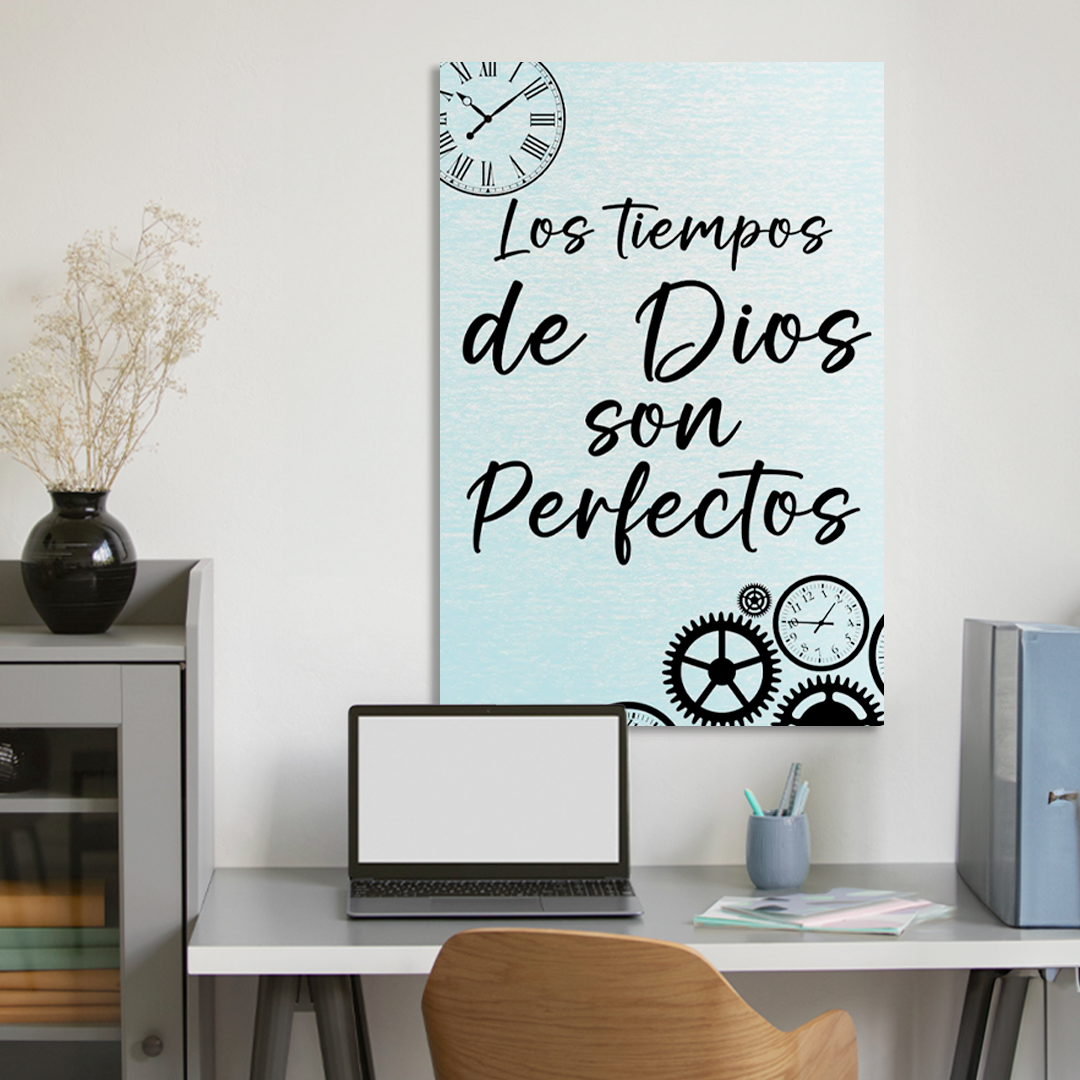 "LOS TIEMPOS DE DIOS" cuadro decorativo