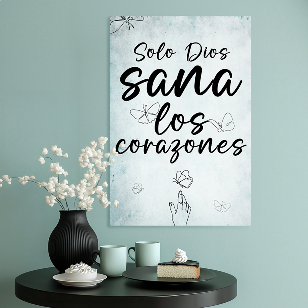 "SOLO DIOS" cuadro decorativo