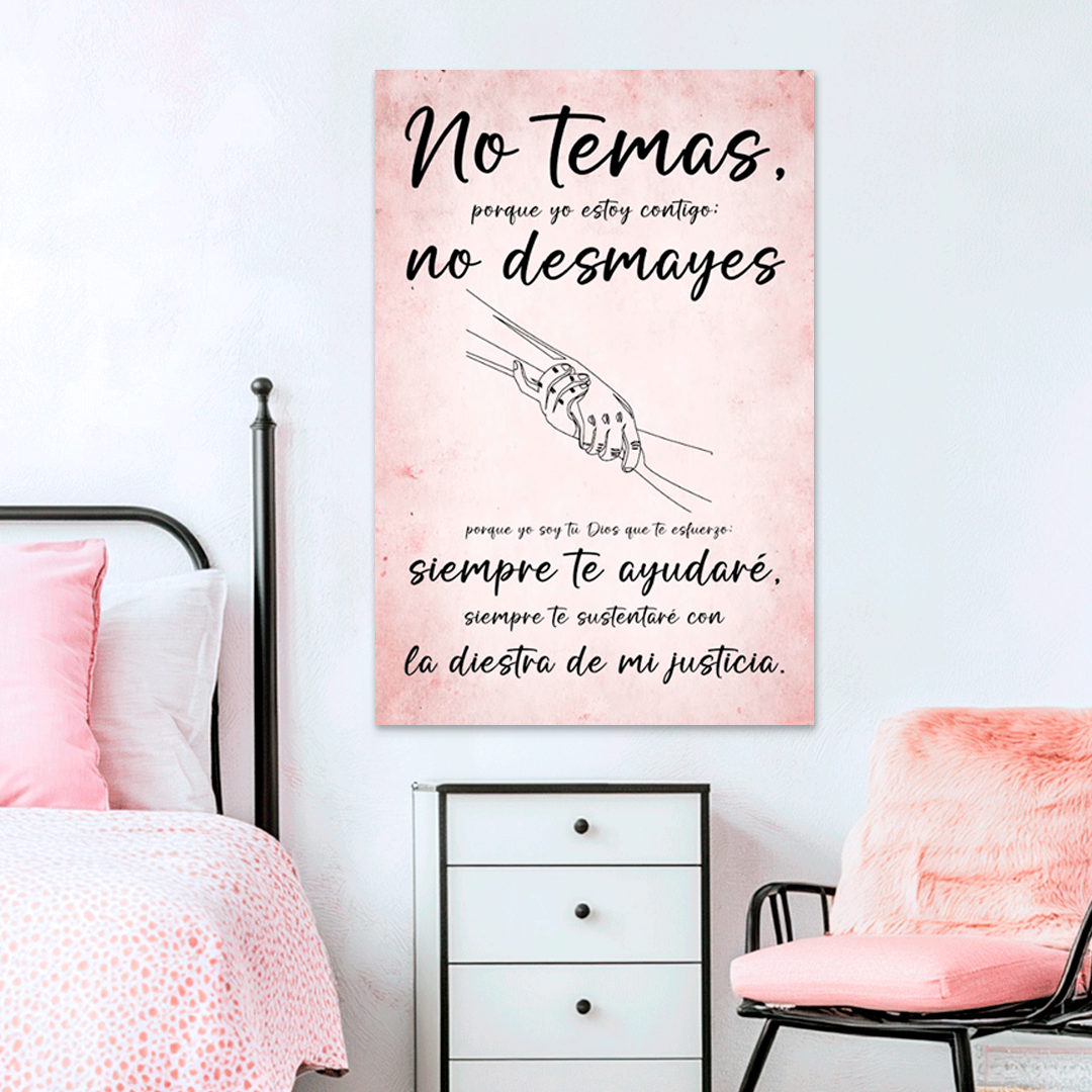 "NO TEMAS" cuadro decorativo