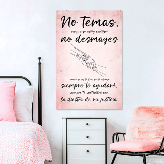 "NO TEMAS" cuadro decorativo