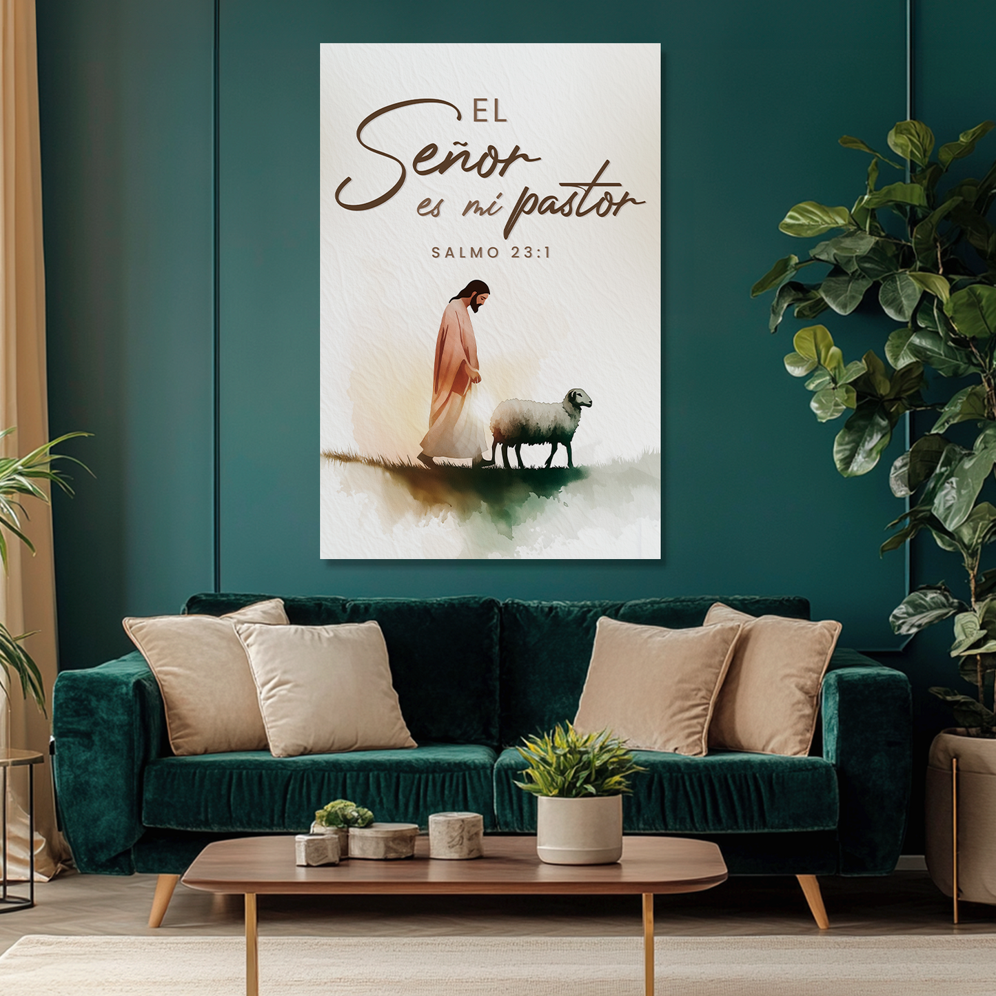 "EL SEÑOR ES MI PASTOR" cuadro decorativo