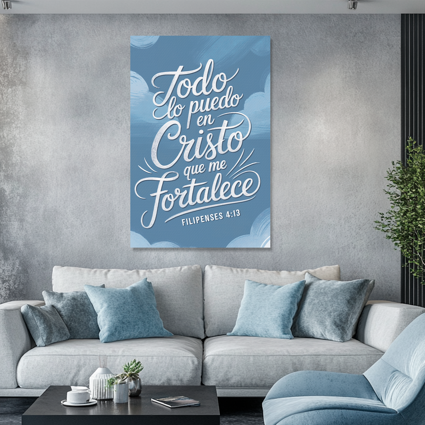 "FILIPENSES 4:13" cuadro decorativo