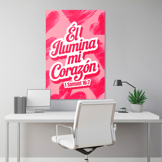 "ILUMINA MI CORAZÓN" cuadro decorativo