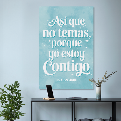 "ISAÍAS 41:10" cuadro decorativo