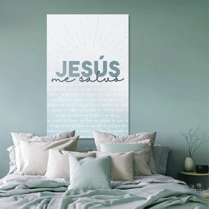 "JESÚS ME SALVÓ" cuadro decorativo