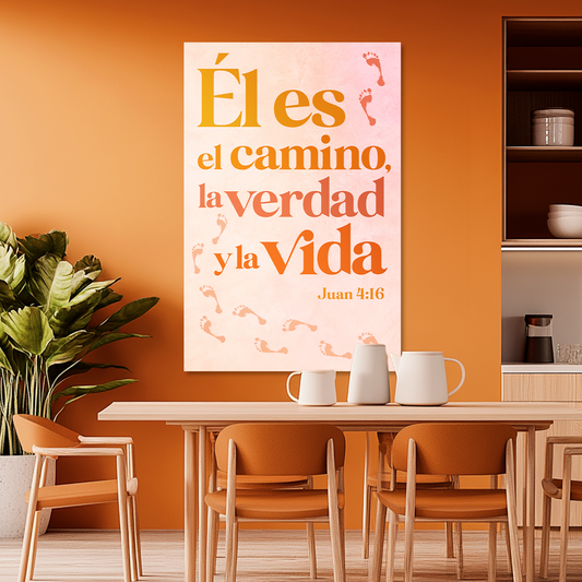 "JUAN 14:6" cuadro decorativo