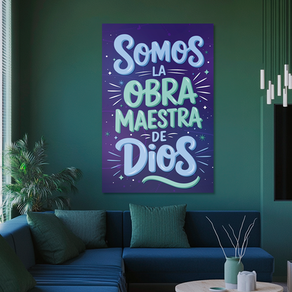 "OBRA MAESTRA DE DIOS" cuadro decorativo