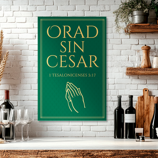 "ORAD SIN CESAR" cuadro decorativo