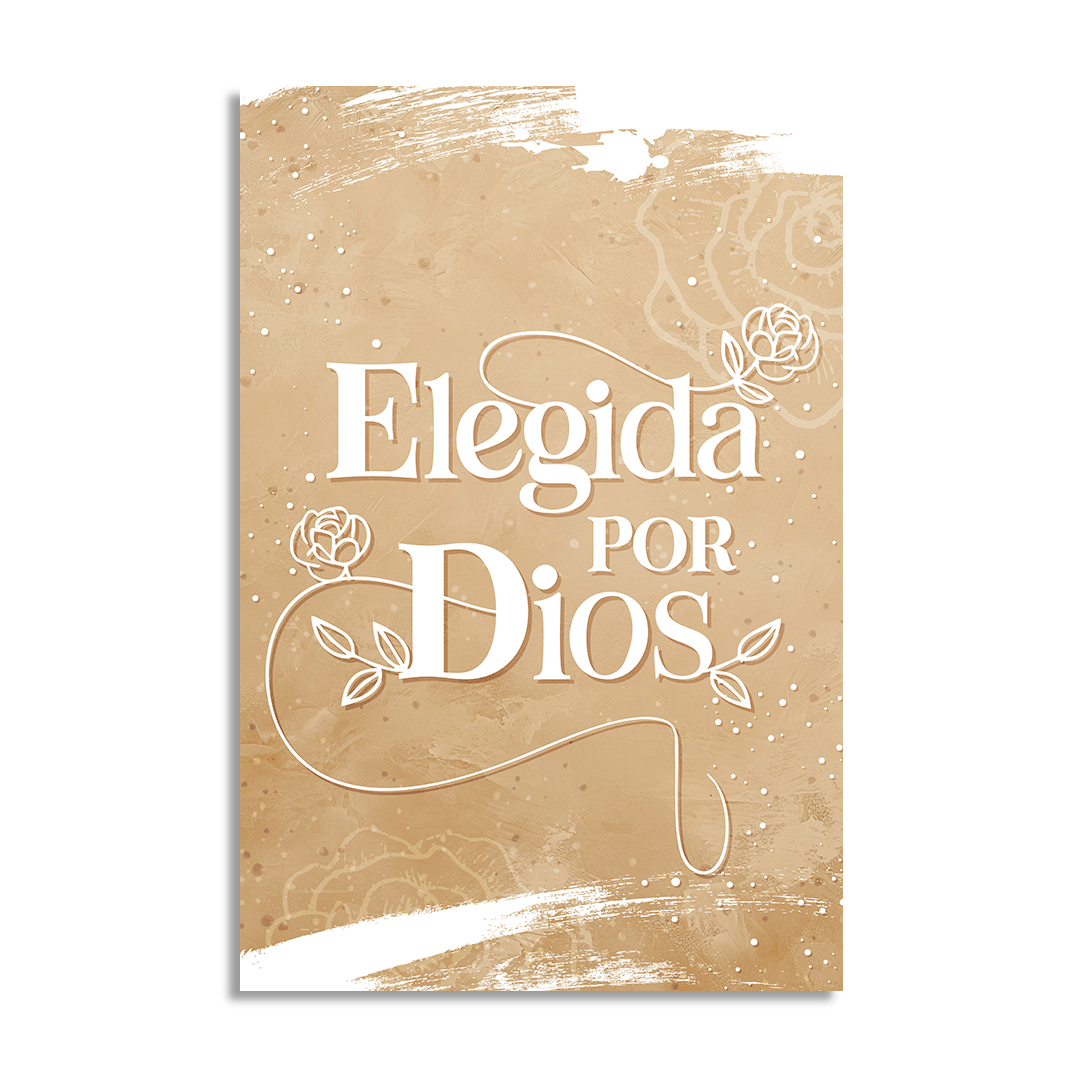 "ELEGIDA POR DIOS" cuadro decorativo