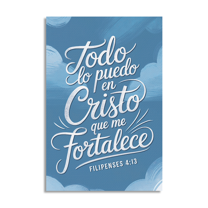 "FILIPENSES 4:13" cuadro decorativo