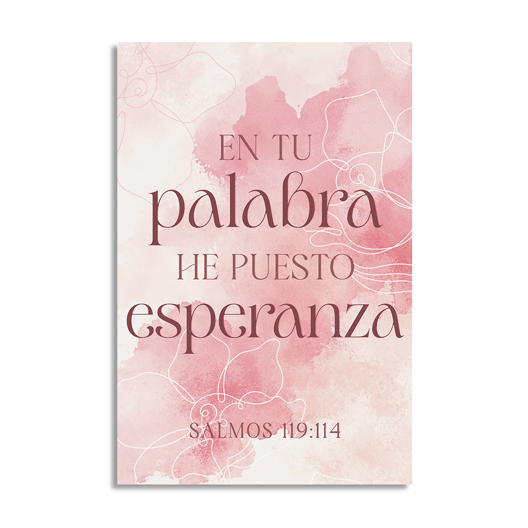 "SALMOS 119:114" cuadro decorativo