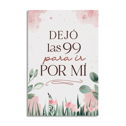 "DEJÓ LAS 99" cuadro decorativo