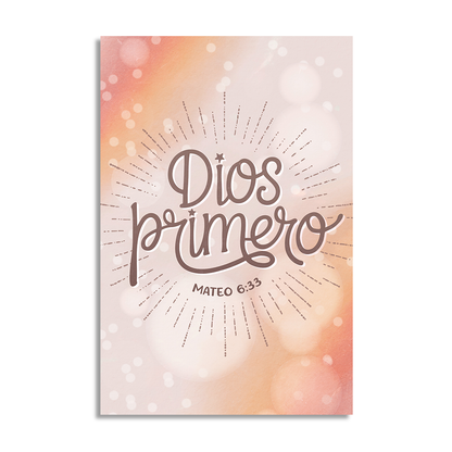 "DIOS PRIMERO" cuadro decorativo