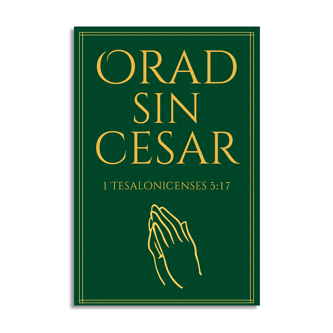 "ORAD SIN CESAR" cuadro decorativo